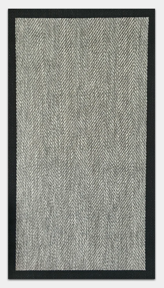 Sisal 6242-06 Siyah-gri